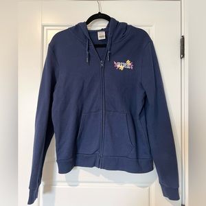PINK Victoria’s Secret Navy Zip-Up Hoodie